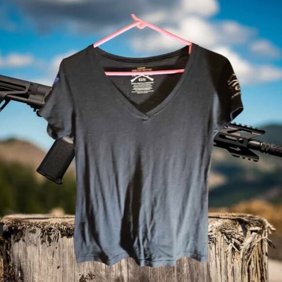 Grunt Style V Neck Tee Size L  (OS-1167) - Picture 1 of 3